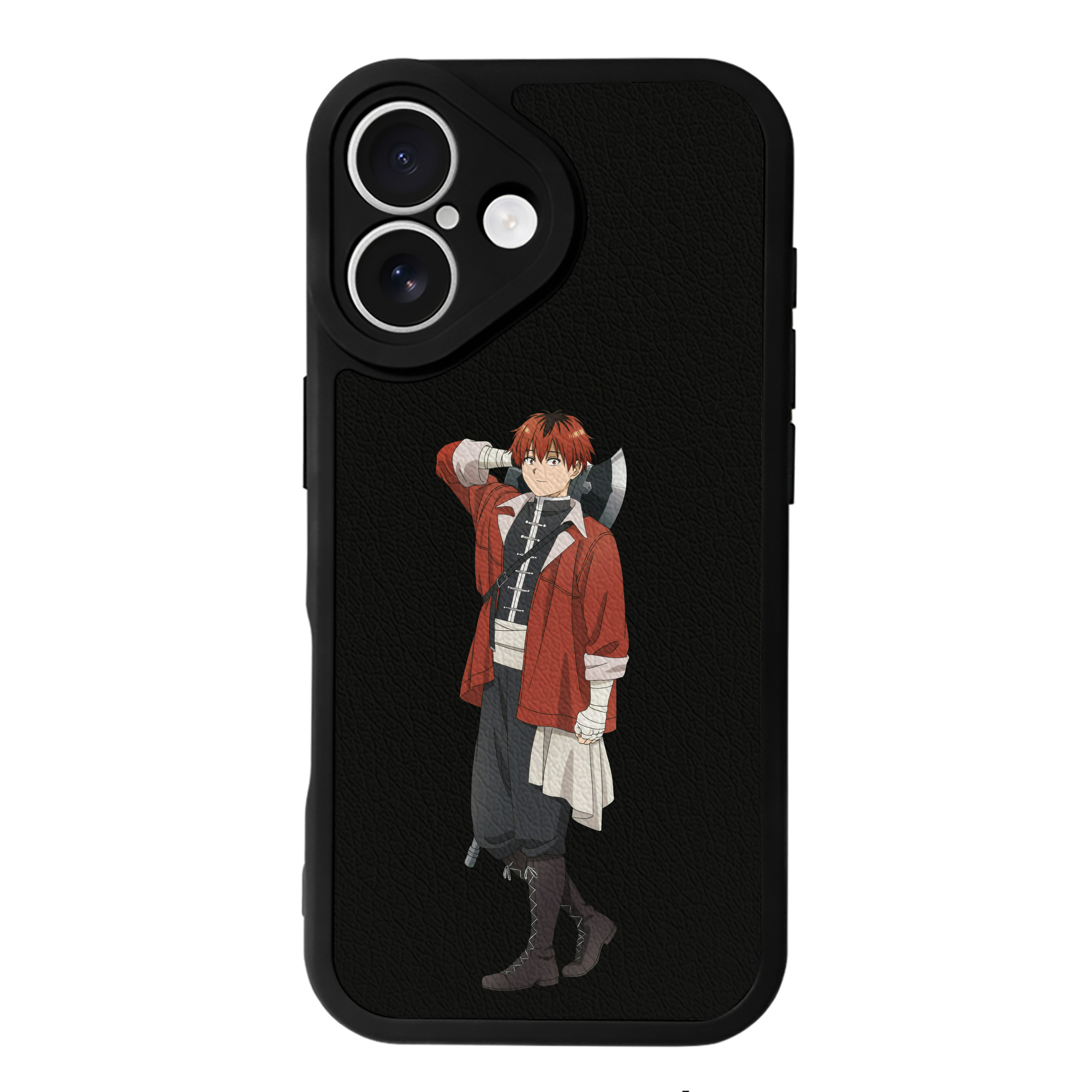 （画像用） 葬送のフリーレン Frieren 【iPhone 16シリーズ対応】シリコンスマホケース（レザー調） 材質：シリコン